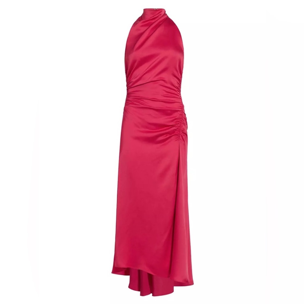A.L.C. Inez Dress In Deep Fuschia